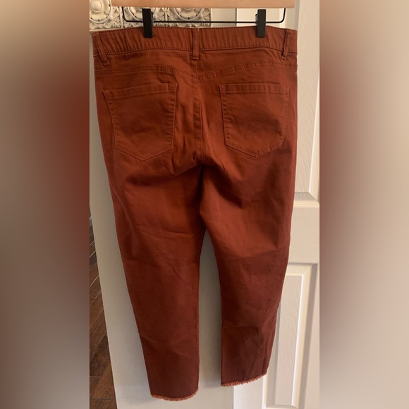 Democracy Women's Pants Jeans Ab
Technology Rust Color Cropped
Frayed NWT - 14 - Picture 4 of 10